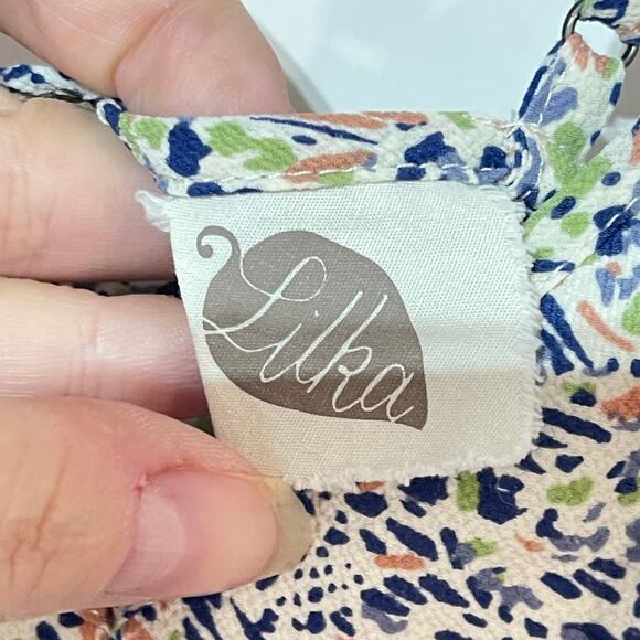 Anthropologie Lilka Aubrietta Sundress Womens Small Hi-Low Ruffle Multicolor - Picture 7 of 11